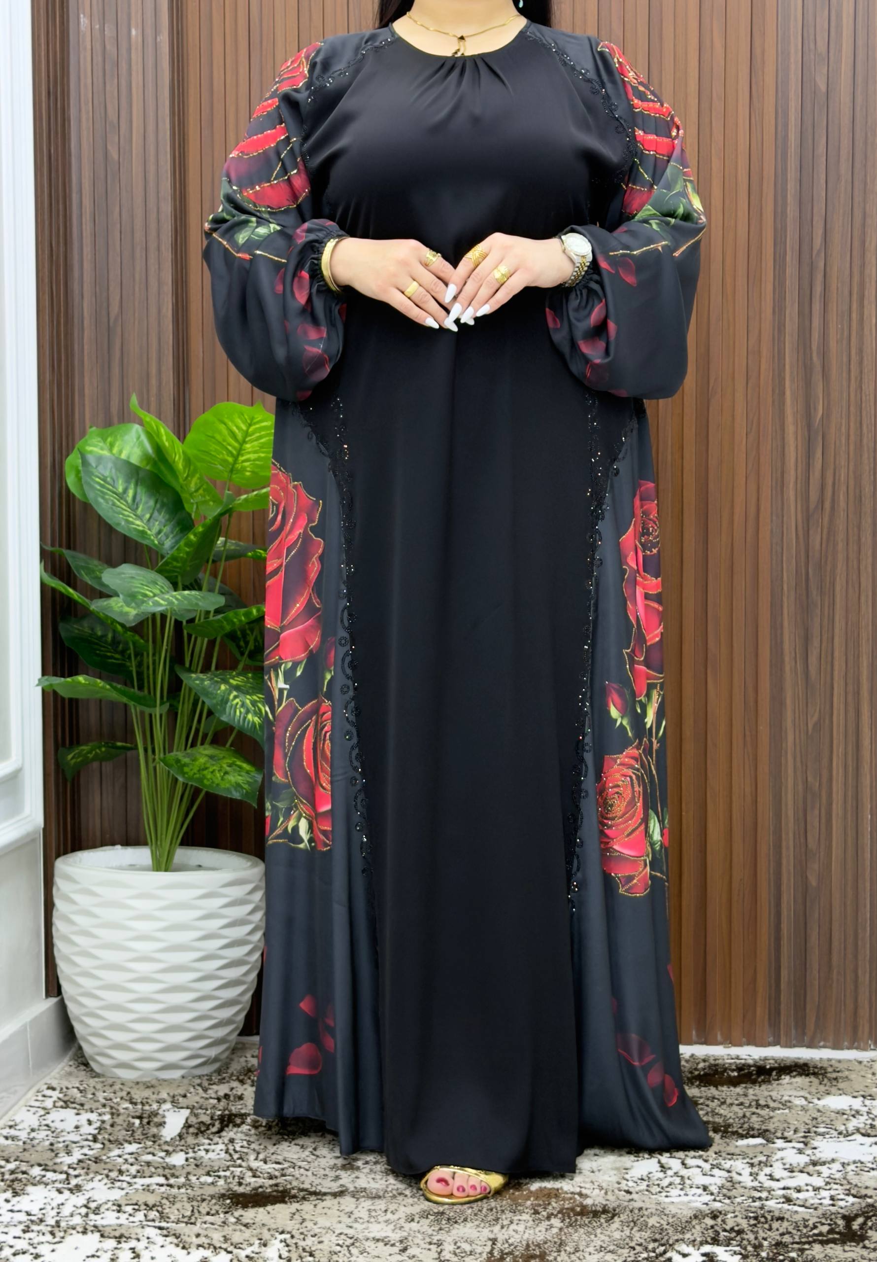 فستان ورد